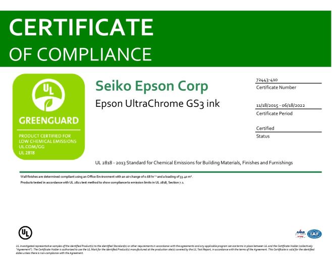 Jak mapy tiskneme? Mapy tiskneme ekologickými barvami s certifikací GREENGUARD Gold. Certifikát (UL 2818) potvrzuje, že...