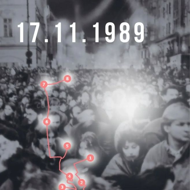 17. listopad: pochod studentů krok za krokem v mapě 🗺️ Děti si mohou projít trasu historického pochodu přímo na mapě. Náš...