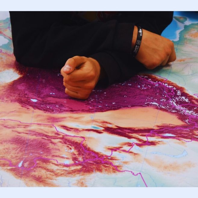 Velká mapa Asie 🌏 Obří mapa Asie je vhodná pro skupinovou práci ve třídě a jako podklad k prezentacím, referátům a...